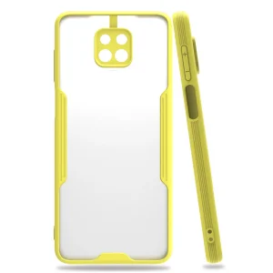 Xiaomi Redmi Note 9s Kılıf Platin Silikon - Sarı