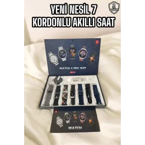 Yeni Nesil Akıllı Saat 2024 Model Uyku ve Sağlık Takibi Bluetooth Bağlantılı