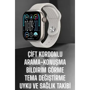 Yeni Nesil Akıllı Saat Arama Cevaplama GPS Takibi Adımsayar NFC Özelliği