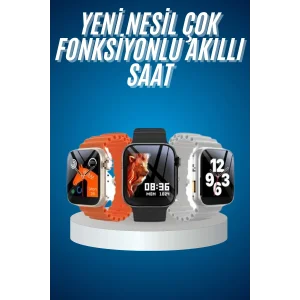 Yeni Nesil Akıllı Saat Müzik Dinleme Bildirim Görme Sesli Asistan Desteği