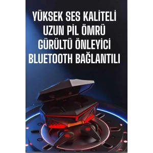 Yeni Nesil Oyuncu Kulaklığı Gürültü Önleyici Uzun Pil Ömrü Bluetooth Bağlantılı