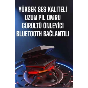 Yeni Nesil Oyuncu Kulaklığı Gürültü Önleyici Uzun Pil Ömrü Bluetooth Bağlantılı