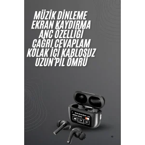 Yeni Nesil Pro Ekranlı Bluetooth Kulaklık 5.0 Bluetooth