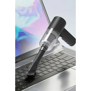 Yeni Nesil Şarjlı Kablosuz Vakumlu El Araba Süpürgesi Araç Ev Ofis Süpürgesi 3 in 1