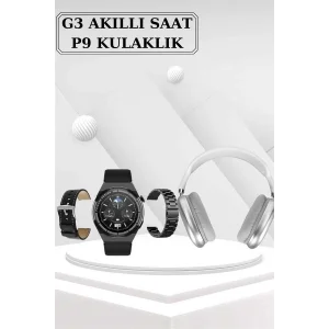 Yeni Nesil Sesli Görüşme Akıllı Saat ve Powerbank Çoklu Şarj Girişli Bluetooth Kulaklık Nabız Ölçer