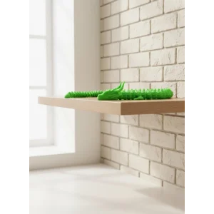 Yeşil Hareketli Ejderha Figürü Esnek Gövdeli Fantastik Dekor 60 cm