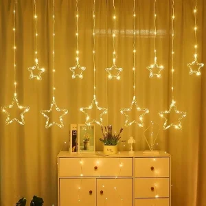 Yıldız Perde Led 10 Saçaklı