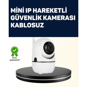 Yüksek Çözünürlüklü Hareket Takipli Kablosuz Güvenlik Kamerası – 1080P, Gece Görüşlü