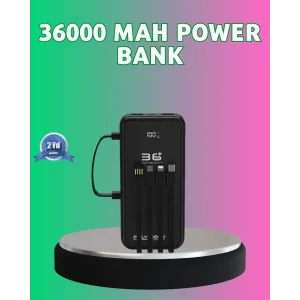 Yüksek Kapasite Taşınabilir Şarj Aleti Çoklu Kablo Çıkışlı