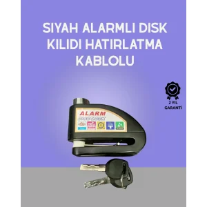 Yüksek Sesli 110dB Çelik Disk Kilidi Su Geçirmez