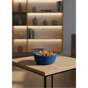 YUVARLAK ÇEREZLİK LACİVERT