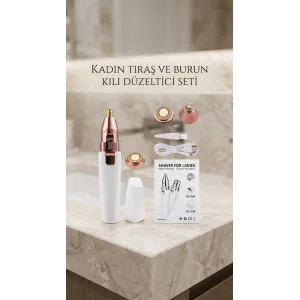 Yüz ve Kaş Epilatörü Tüy Alma Aleti Pratik Kullanım