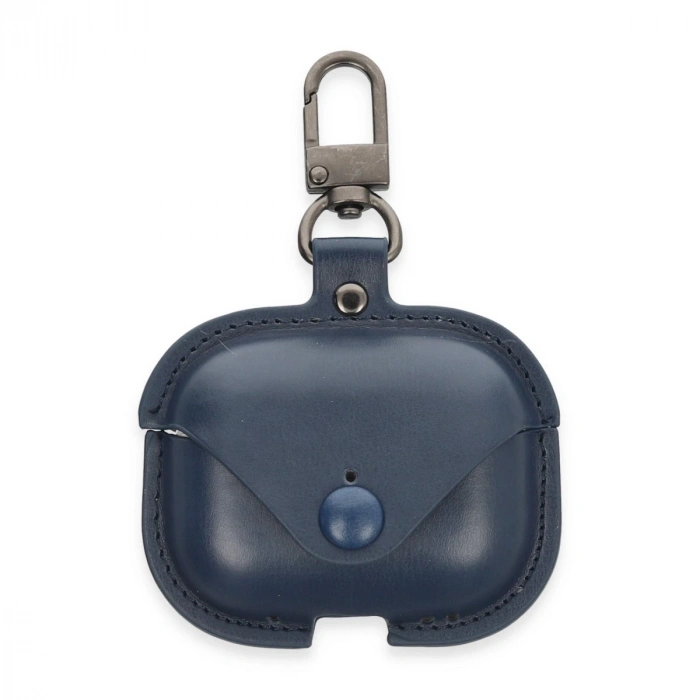 Airpods 3 (3.nesil) Çanta Deri Kılıf - Lacivert