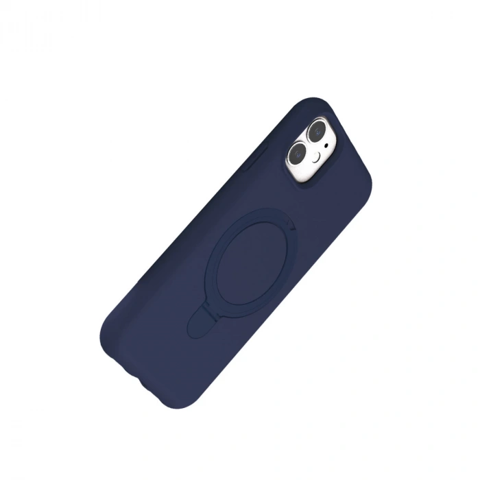 Apple İphone 11 Regal Magsafe Standlı Kapak - Lacivert