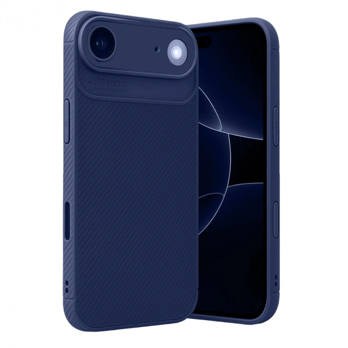 Apple İphone 17 Air Auto Focus Karbon Kapak - Lacivert