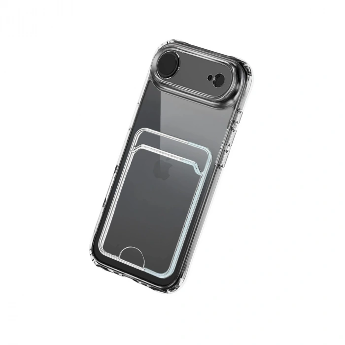 Apple İphone 17 Air Kart Şeffaf Silikon - Şeffaf