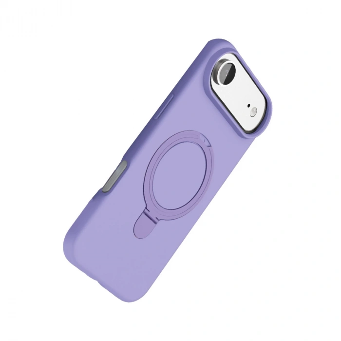 Apple İphone 17 Air Regal Magsafe Standlı Kapak - Lila