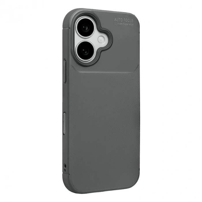 Apple İphone 17 Auto Focus Karbon Kapak - Gri