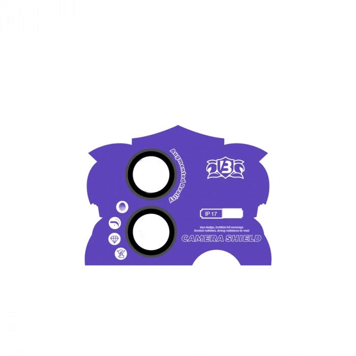 Apple İphone 17 Bilvis Titan Kamera Lens - Siyah