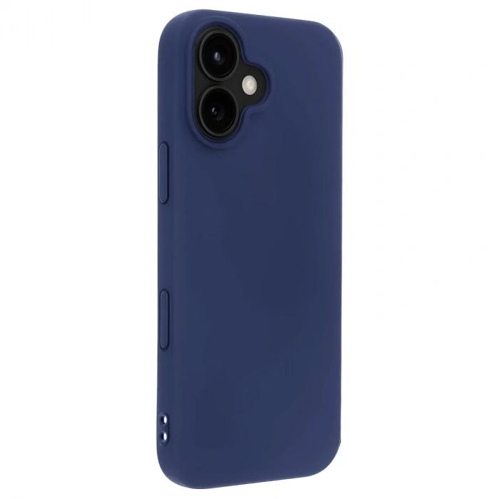 Apple İphone 17 Nano İçi Kadife Silikon - Lacivert