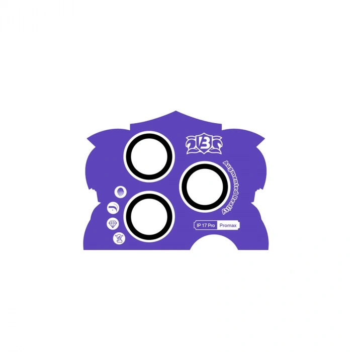 Apple İphone 17 Pro Max Bilvis Titan Kamera Lens - Gümüş