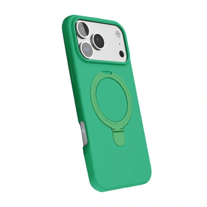 Apple İphone 17 Pro Regal Magsafe Standlı Kapak - Yeşil