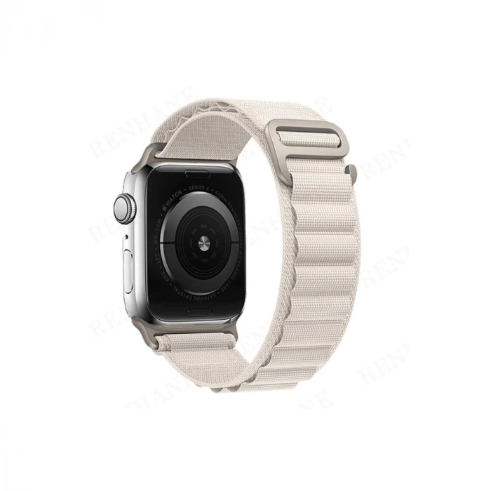 Apple Watch 38mm Mountain Kordon - Beyaz
