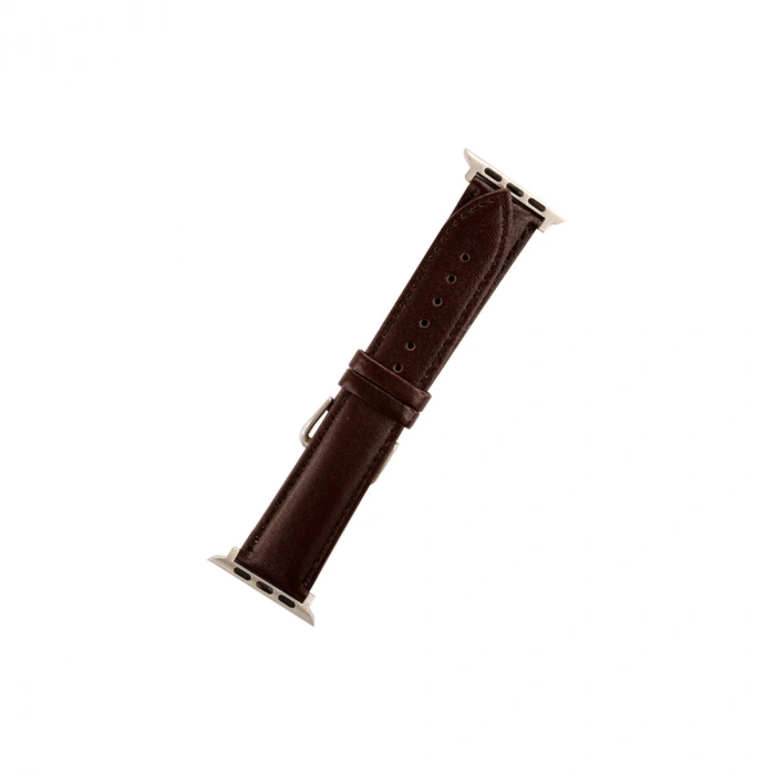 Apple Watch 42mm Nl26 Deri Kordon - Kahverengi