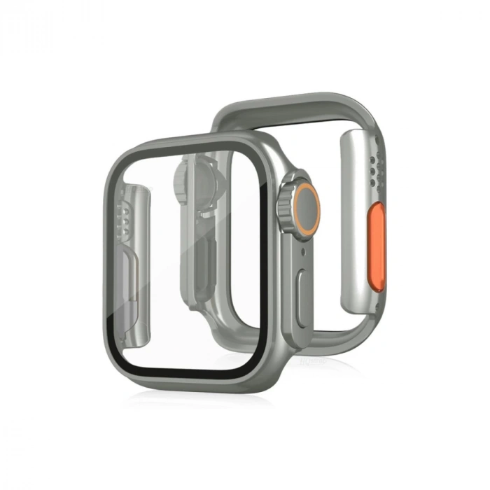 Apple Watch 44mm Watch 49mm Kasa Dönüştürücü Ve Ekran Koruyucu - Yıldız Işığı