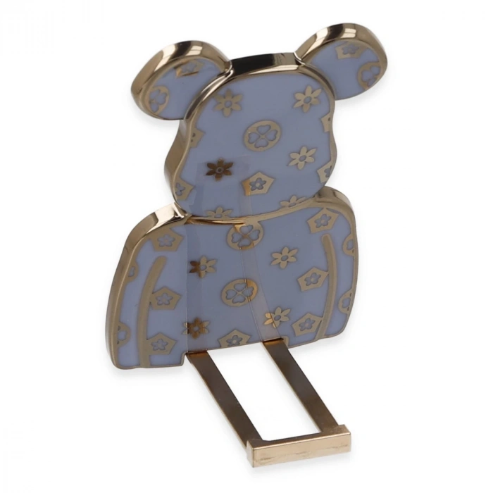 Astro Stand Ayıcık Desenli - Açık Mavi