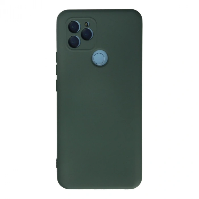 General Mobile Gm 21 Kılıf Nano İçi Kadife Silikon - Koyu Yeşil