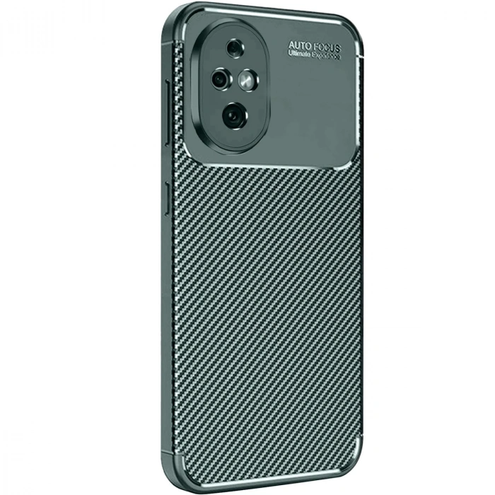 Honor 200 Kılıf Auto Focus Karbon Kapak - Koyu Yeşil