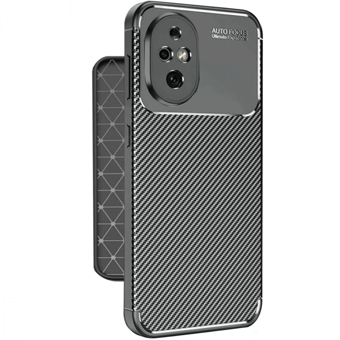 Honor 200 Kılıf Auto Focus Karbon Kapak - Siyah