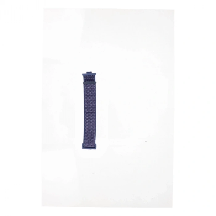 Huawei Fit 4 Hasırlı Cırtcırtlı Kordon - Lacivert-mürdüm