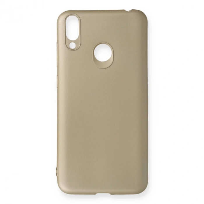 Huawei Honor 8c Kılıf First Silikon - Gold
