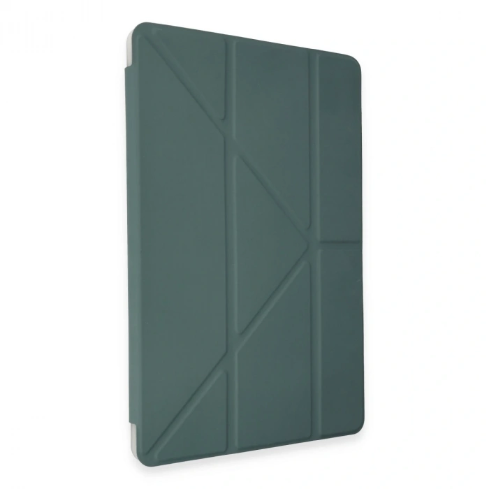 Huawei Honor Pad 9 Kılıf Kalemlikli Mars Tablet Kılıfı - Koyu Yeşil