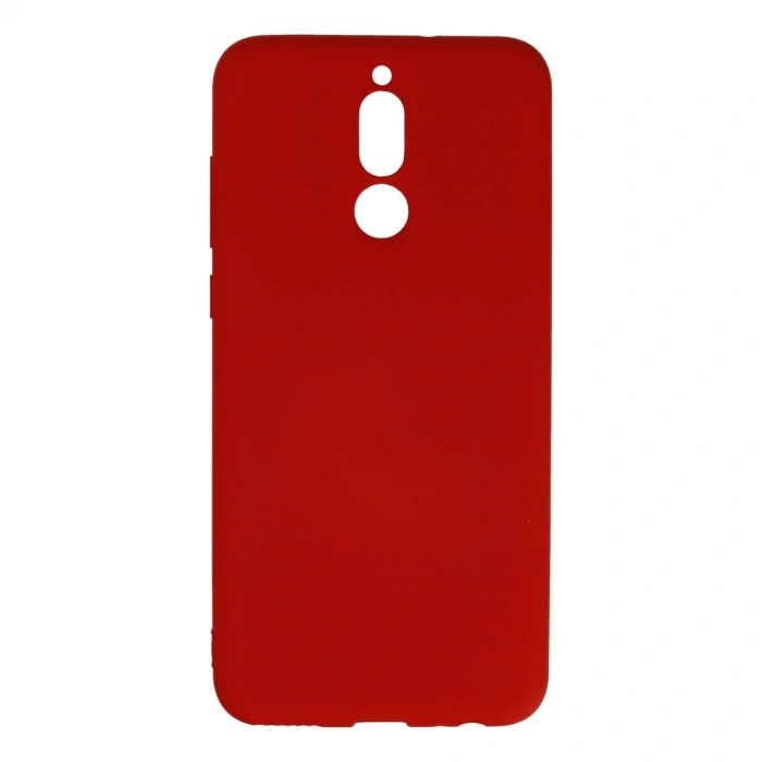 Huawei Mate 10 Lite Kılıf Nano İçi Kadife Silikon - Kırmızı