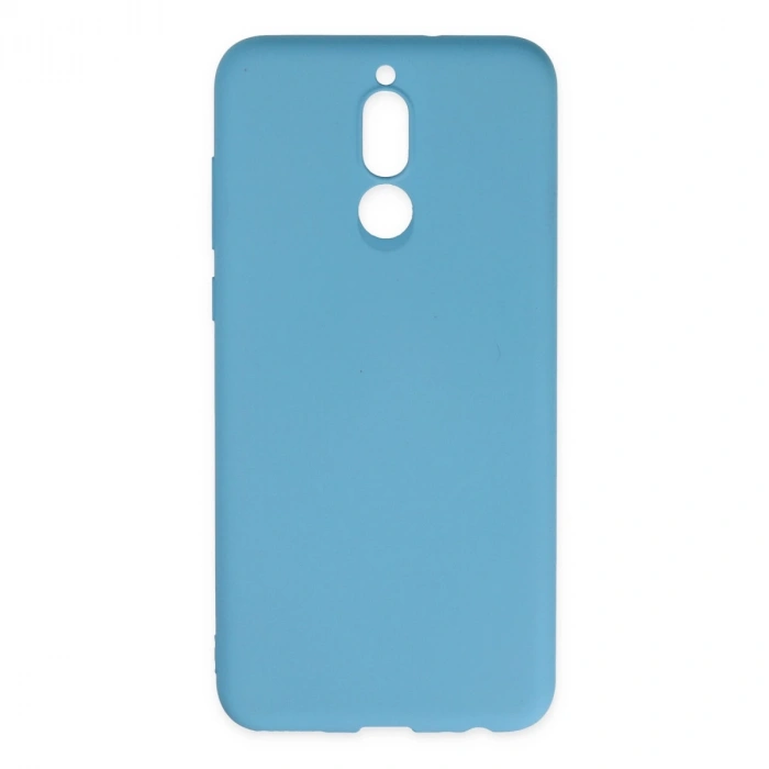 Huawei Mate 10 Lite Kılıf Nano İçi Kadife Silikon - Mavi