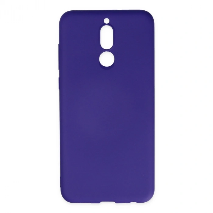 Huawei Mate 10 Lite Kılıf Nano İçi Kadife Silikon - Mor