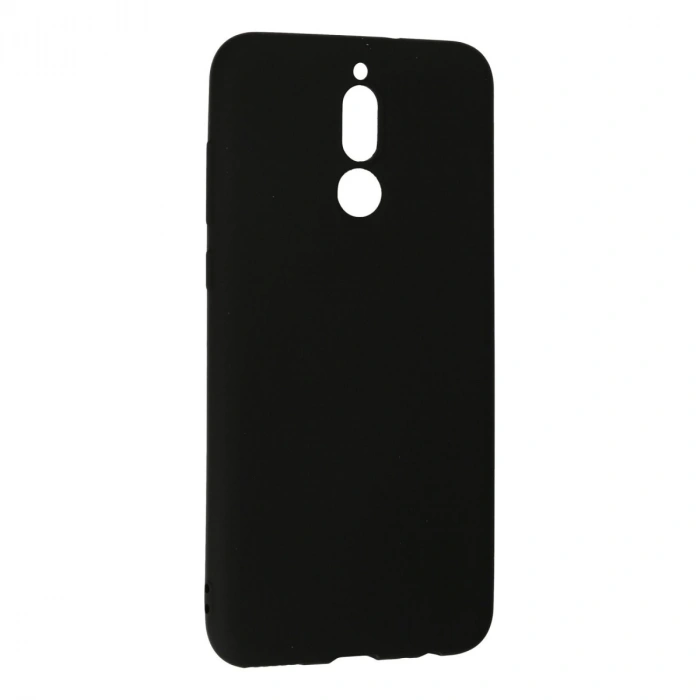 Huawei Mate 10 Lite Kılıf Nano İçi Kadife Silikon - Siyah