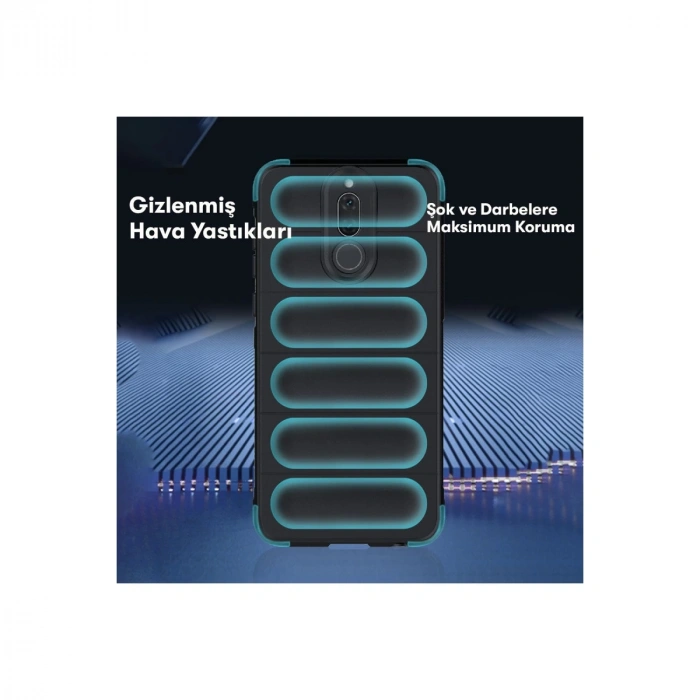 Huawei Mate 10 Lite Kılıf Optimum Silikon - Kırmızı