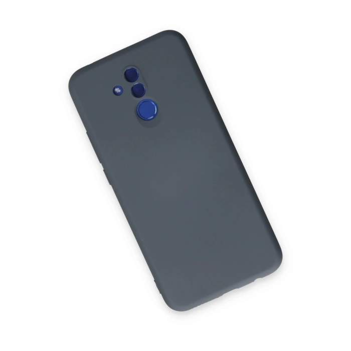 Huawei Mate 20 Lite Kılıf Nano İçi Kadife Silikon - Gri