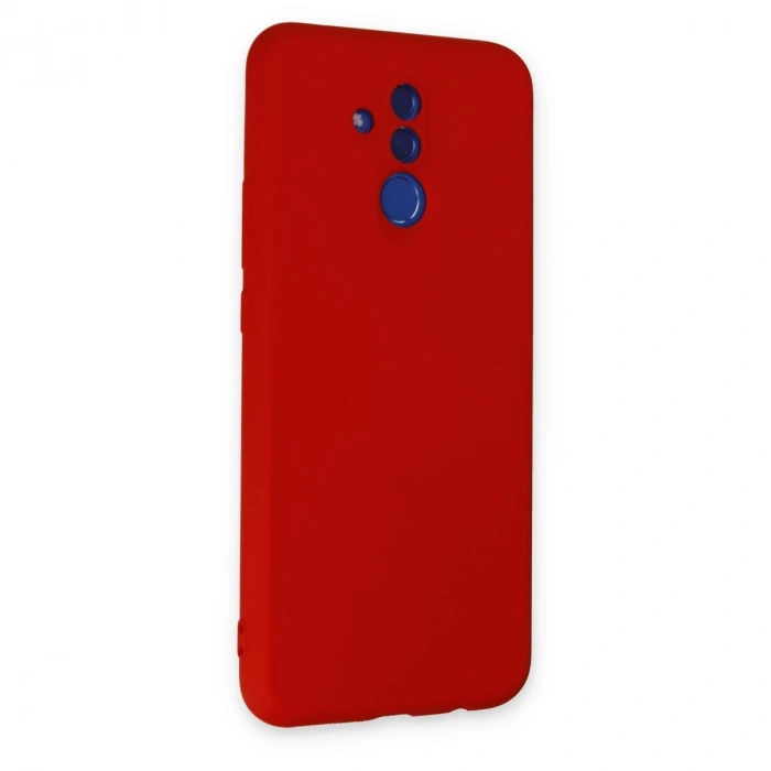 Huawei Mate 20 Lite Kılıf Nano İçi Kadife Silikon - Kırmızı
