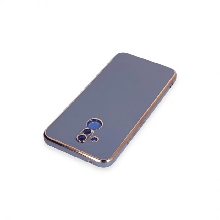 Huawei Mate 20 Lite Kılıf Volet Silikon - Mavi