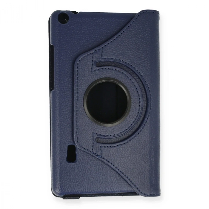 Huawei Mediapad T3 7 Kılıf 360 Tablet Deri Kılıf - Lacivert