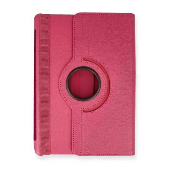 Huawei Mediapad T5 10 Kılıf 360 Tablet Deri Kılıf - Pembe