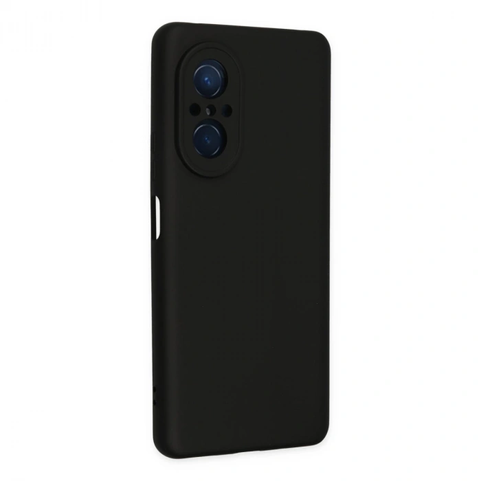Huawei Nova 9 Se Kılıf Nano İçi Kadife Silikon - Siyah