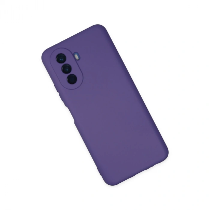 Huawei Nova Y70 Kılıf Nano İçi Kadife Silikon - Mor