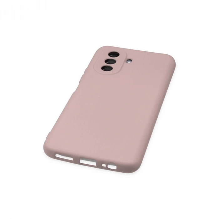 Huawei Nova Y70 Kılıf Nano İçi Kadife Silikon - Pudra