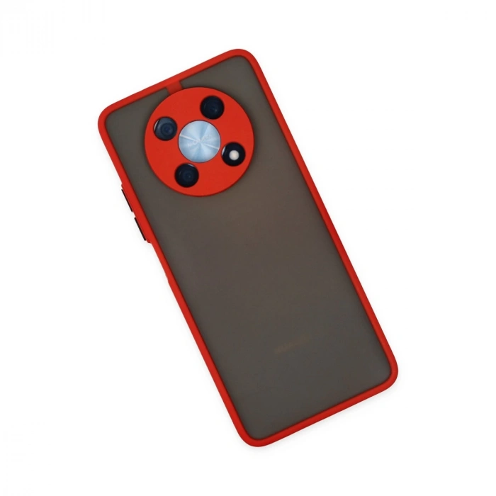 Huawei Nova Y90 Kılıf Montreal Silikon Kapak - Kırmızı